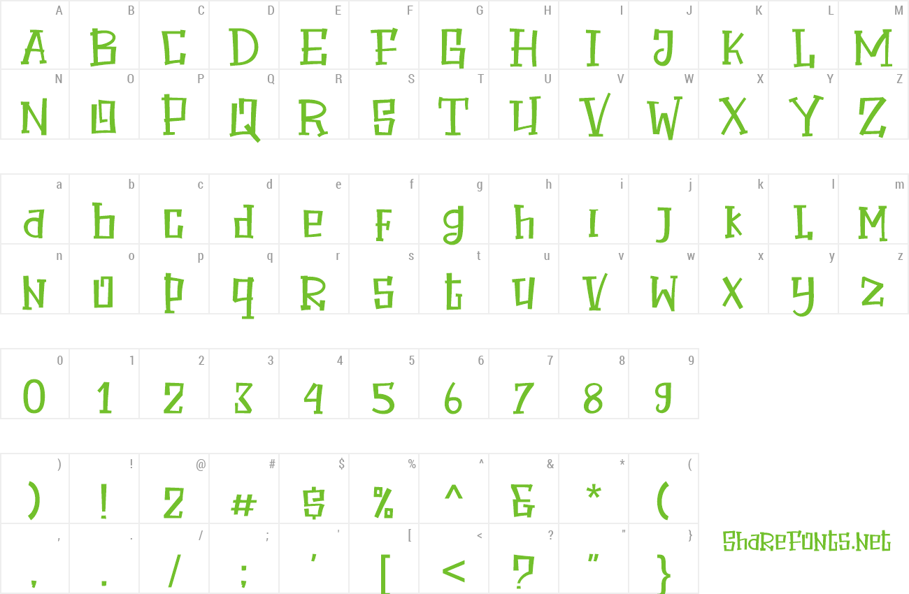 Font Halloween Secret preview